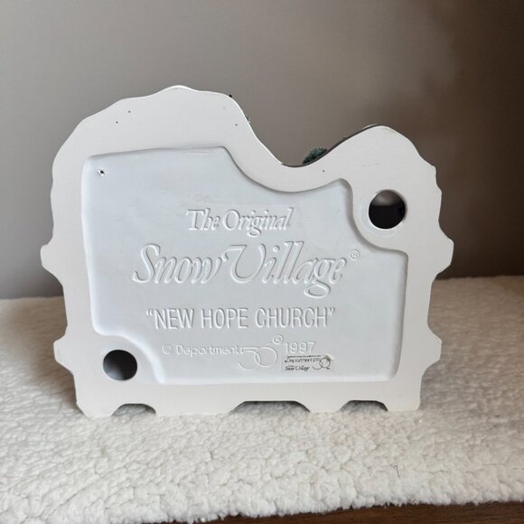 New Hope Church - Original Snow Village - Dept. 56 - Picture 10 of 11